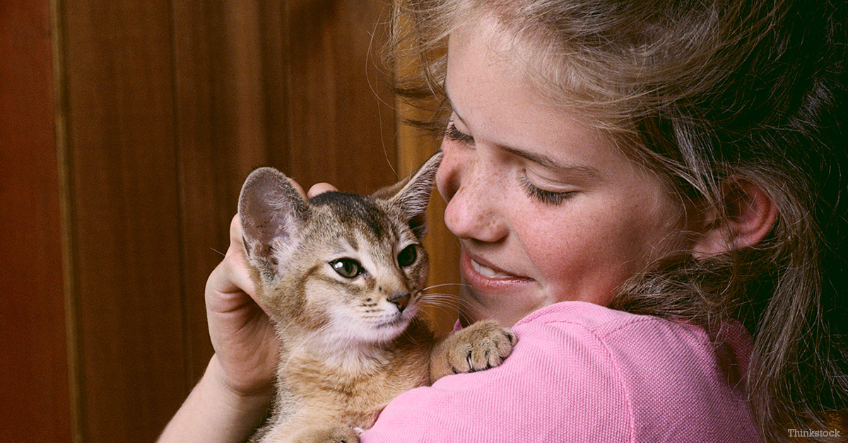 Young Diabetic Finds the Purrfect Pet