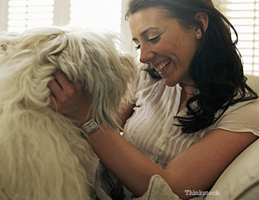 Woman with Dog