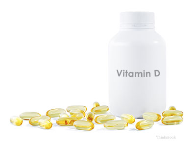 Bottle of Vitamin D
