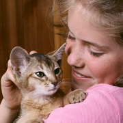 Young Diabetic finds the Purrfect Pet